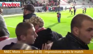 RAEC Mons - Lommel : impressions après le match