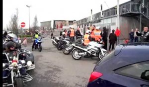 Mons : les motards rendent hommage à Etienne Manise