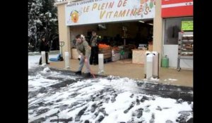 Les Bouches-du-Rhône sous la neige