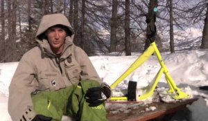 Le snowscoot à Pra-loup