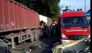 Accident sur la E42 à Tournai: un routier meurt