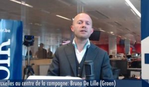 Bruxelles au centre de la campagne  : Bruno De Lille (Groen)