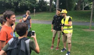 Le YouTubeur Amixem parodie Pokémon Go