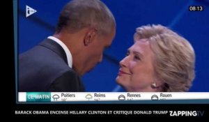 Présidentielle américaine : Barack Obama fait l'éloge d'Hillary Clinton et critique violemment Donald Trump (Vidéo)