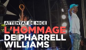 Attentat de Nice : l'hommage de Pharrell Williams sur la scène des Vieilles Charrues