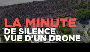 Attentat de Nice : un drone filme la minute de silence en hommage aux victimes