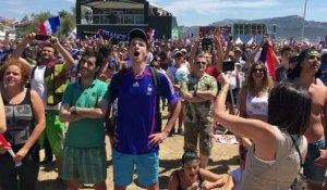 France-Irlande : la Marseillaise résonne dans la fan zone de Marseille