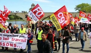 Plus de 2500 manifestants contre la loi Travail à Avignon