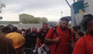 Rugby : l''arrivée du RCT au Hameau de Pau