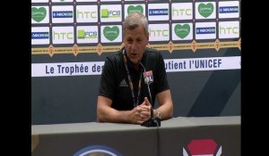 Trophée des Champions PSG - OL : conférence de presse de Bruno Génésio