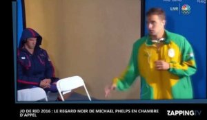 JO de Rio 2016 : Le regard noir de Michael Phelps en chambre d'appel