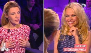 Pamela Anderson complimente une chroniqueuse du Grand 8 sur... ses seins !