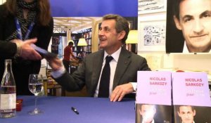 Nicolas Sarkozy à Bordeaux pour dédicacer son livre