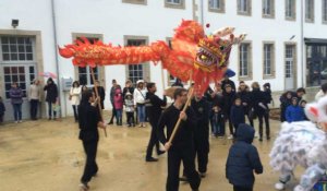 Défilé du dragon pour le Nouvel an chinois