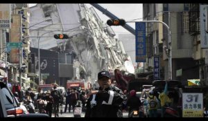 Séisme à Taïwan : une centaine de personnes  toujours  sous les décombres