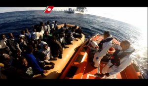 Au large de la Libye, 124 migrants secourus par des garde-côtes
