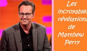 L'incroyable révélation de Matthew Perry...