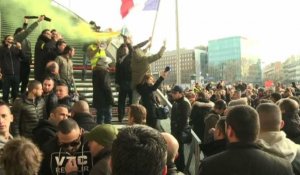 Les taxis mobilisés à Paris contre les dérives des VTC