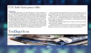 "Syrie, la paix attendra"