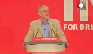 Grande-Bretagne : Jeremy Corbyn se prononce contre le Brexit