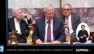 Christiane Taubira ovationnée par la gauche à l'Assemblée nationale ! (Vidéo)