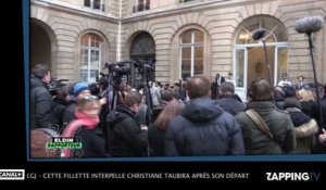 LGJ - Cette fillette interpelle Christiane Taubira après son départ (Vidéo)