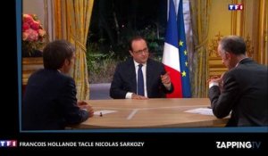 Remaniement : François Hollande tacle Nicolas Sarkozy sur sa politique