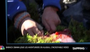 Barack Obama joue les aventuriers en Alaska, l'incroyable vidéo