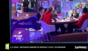 C à Vous : Mathilde Seigner consommatrice de drogues ? Sa réponse franche ! (Vidéo)