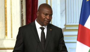 Le président centrafricain salue l'aide internationale