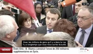 Emmanuel Macron, sifflé dans le Puy-de-Dôme - ZAPPING ACTU DU 25/04/2016