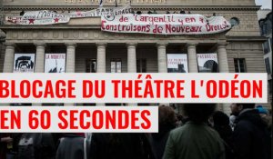 Intermittents, étudiants, Nuit debout : ils bloquent le théâtre de l'Odéon