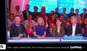 TPMP : Isabelle Morini-Bosc fait un doigt d'honneur à Cyril Hanouna et choque Twitter ! (Vidéo)