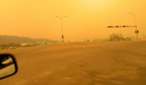 Les paysages d'apocalypse dans la zone de l'incendie à Fort McMurray 