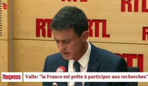 Vol Paris-Le Caire: "la France est prête à participer aux recherches" assure Manuel Valls