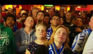 Football: les fans de Leicester fous de joie après le sacre de leur équipe