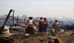 Birmanie: un camp de Rohingyas détruit par un incendie