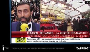 Festival Cannes 2016 : Julia Roberts et George Clooney montent les marches (vidéo)
