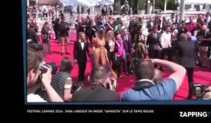 Festival Cannes 2016 : Le rap endiablé de Shia LaBeouf et ses copains d'American Honey sur le tapis rouge (Vidéo)