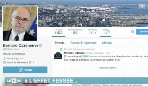 Quand Bernard Cazeneuve aime un tweet de fessée érotique - ZAPPING ACTU DU 16/05/2016