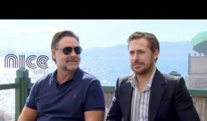 Ryan Gosling et Russel Crowe font les pitres à Cannes