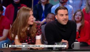 Les retrouvailles entre Emma Daumas et Jérémy Châtelain au Grand journal