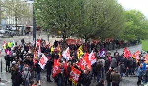 Manifestation Loi Travail, à Brest