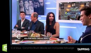 C à Vous : Conchita Wurst, découvrez son incroyable tatouage