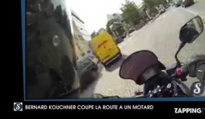 Bernard Kouchner coupe dangereusement la route à un motard et se fait sermonner !