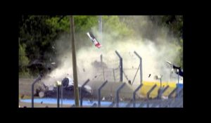 Lemainelibre.fr 24 Heures du Mans : l'incroyable crash de Loïc Duval sur l'Audi n°1 (Exclusif)