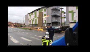 Saumur fuite de gaz rue Fricotelle