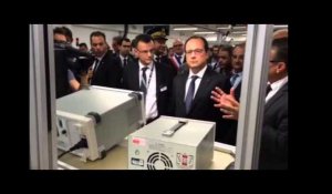 François Hollande à la Cité de l'objet connecté - Angers
