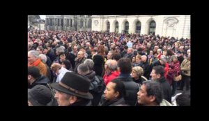 Rassemblement à Cholet pour Charlie Hebdo