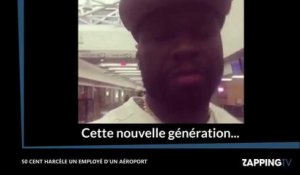50 Cent harcèle un agent de nettoyage dans un aéroport (Vidéo)